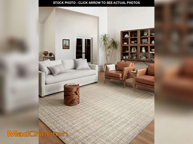 Lot 74-12098336 - Loloi Chris Loves Julia Polly Collection POL-05 Runner Rug 2'-6" x 9'-9" Slate/Ivory Rectangular 0.3...