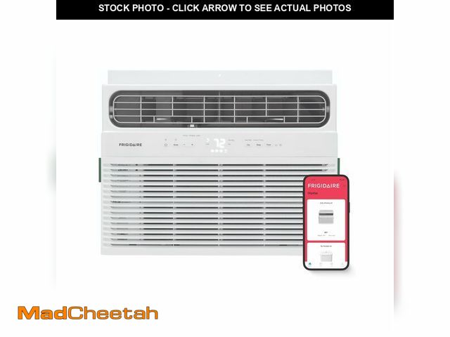 Lot 74-12801413 - Frigidaire 12,000 BTU Smart Window Air Conditioner with Wi-Fi, Cools Up to 550 Sq. Ft., Remote Contr...