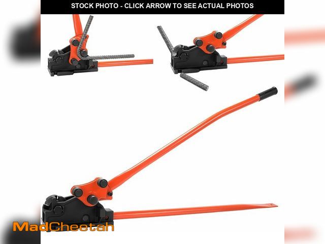 Lot 74-14610774 - 2 in 1 Rebar Bender &amp; Cutter Metal Bending Tool Manual Rod Bender Easy Rebar Cutter &amp; Bender...