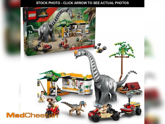 Lot 74-12309254 - LEGO Jurassic World Raptor &amp; Titanosaurus Tracking Mission Kids Toy - Building and Learning Toy ...