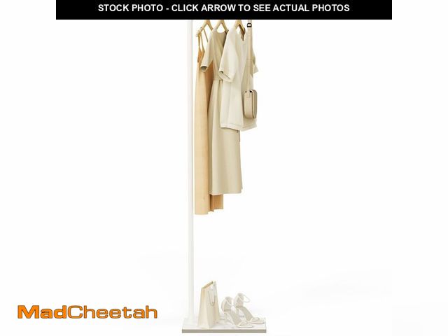 Lot 74-12444688 - YheenLf Metal Coat Rack, Stable Clothes Rack with Rock Base, Suitable For Bedroom, Hallway, Entrance...