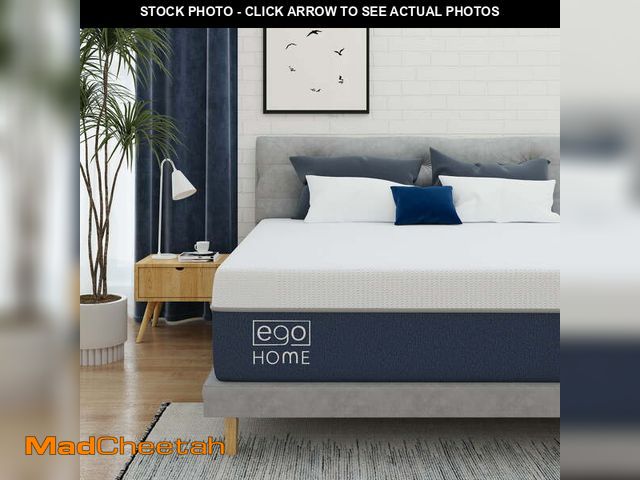 Lot 74-13641723 - EGOHOME King Mattress, 14 inch Memory Foam Mattress in a Box with Cooling Gel, Medium Firm - UNUSED
