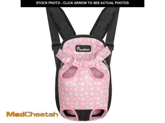 Lot 74-12715856 - Pawaboo Pet Carrier Backpack, Adjustable Pet Front Cat Dog Carrier Backpack Travel Bag, Legs Out, Ea...