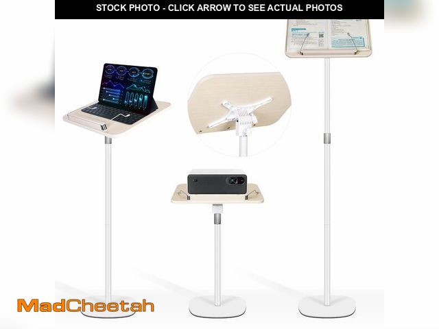 Lot 74-14065462 - TNNOP Floor Standing Book Stand, Foldable Book Holder for Reading with Page Clips, 19"Ã¢â¬â51" He...
