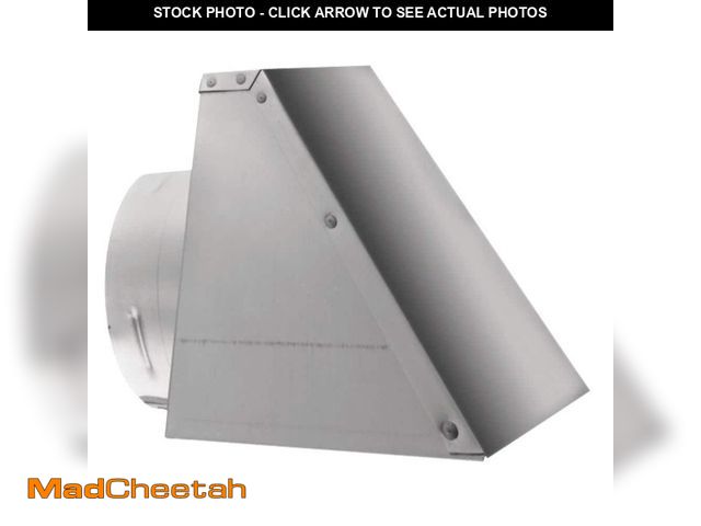 Lot 74-13049359 - *DIRTY* DuraVent PelletVent for Multi-Fuel 4in. Horizontal Cap Square *DIRTY*  - USED