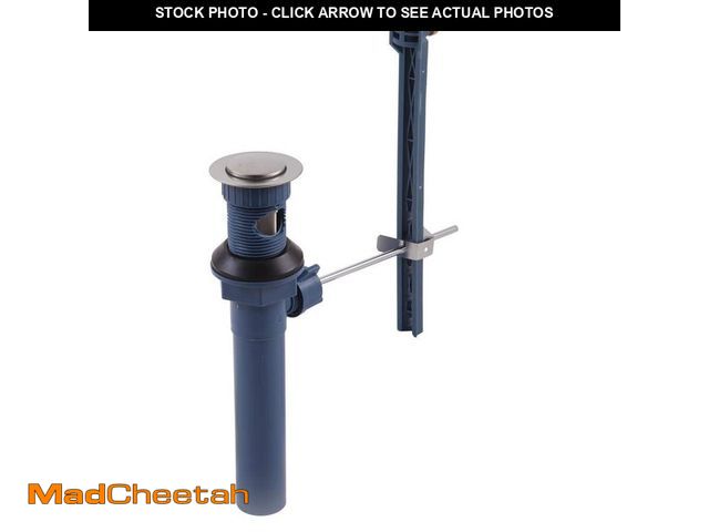 Lot 74-12685152 - Delta Foundations Series Pop-Up Drain Assembly in Brushed Nickel without Lift Rod - UNUSED