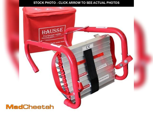 Lot 74-12712681 - Hausse Retractable 2 Story Fire Escape Ladder, 13 Feet - UNUSED