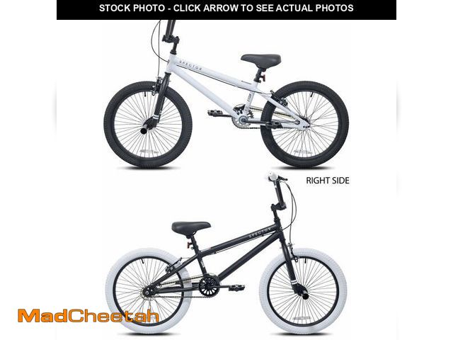 Lot 74-12862774 - 20" Kent Bicycles Spector BMX Bicycle, Fits Rider 4'2" - 5', Black/White, Child/Tween/Teen, Unisex -...
