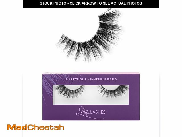Lot 74-13716865 - Lilly Lashes Sheer Band, False Eyelashes with Invisible Band Lashes, Mink Lashes + Volume, 3D Faux M...