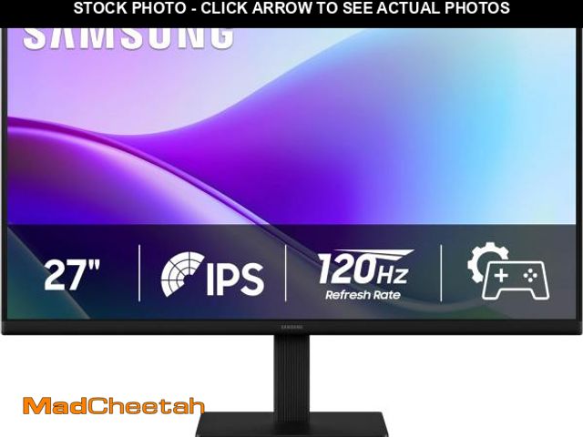 Lot 74-12508773 - Samsung 27" S3 (S32GF) FHD High Resolution 120Hz Monitor with IPS Panel, Flicker Free, Eye Saver Mod...