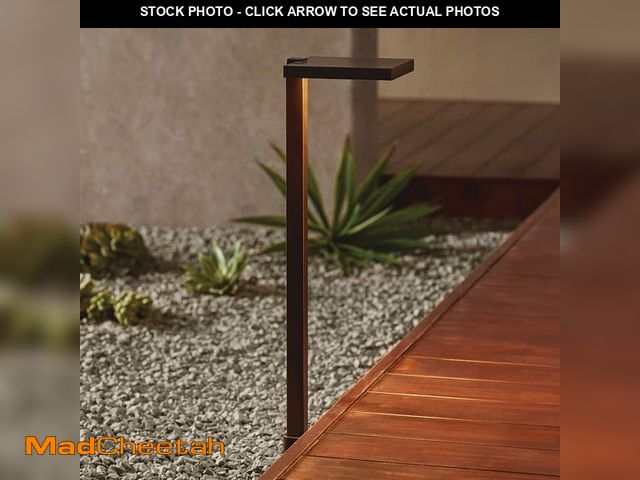Lot 74-14222915 - Hampton Bay Glenwood 151 Lumen Oil Rubbed Bronze Integrated LED Low Voltage Outdoor Landscape Path L...