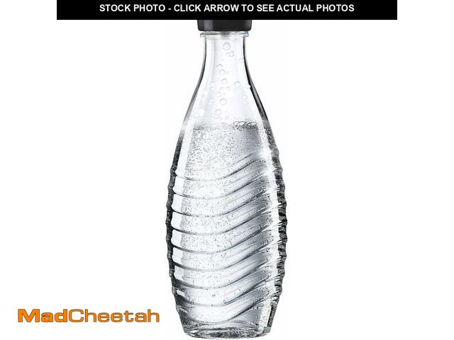 Lot 74-14153060 - sodastream - Carbonating Carafe for Aqua Fizz machines | Eco-Friendly Reusable Glass Bottle | Keeps ...