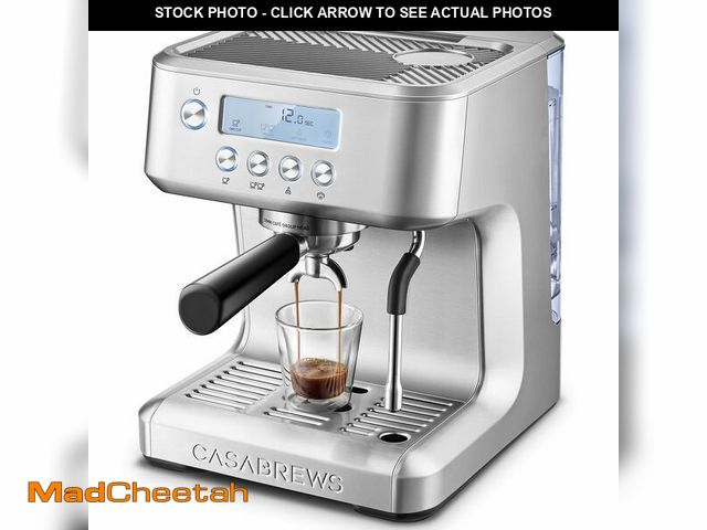 Lot 74-13584479 - CASABREWS Ultra Espresso Machine with LCD Display, Espresso Maker with Powerful Milk Frother, Custom...