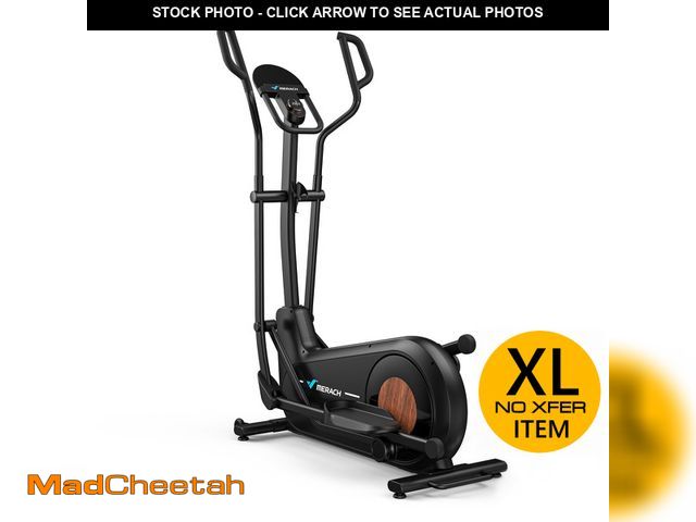 Lot 74-14438843 - MERACH Elliptical Machine with 16 Resistance Levels, Quiet Home Cardio Fitness Equipment, 16.5"â19...