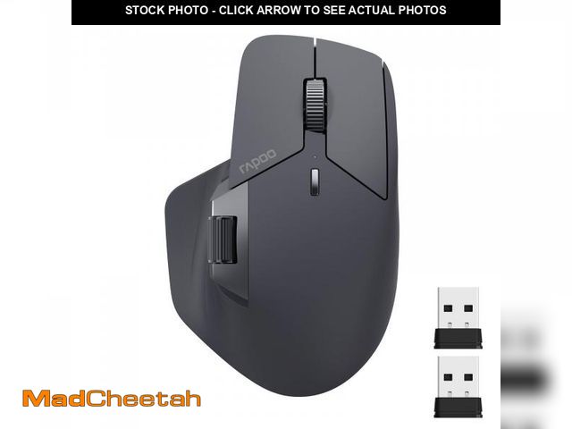 Lot 74-12312113 - Rapoo MT760 Multi-Device Wireless Mouse, Bluetooth 5.0 and 2.4G Multi-Mode Connection, Up to 4 Devic...