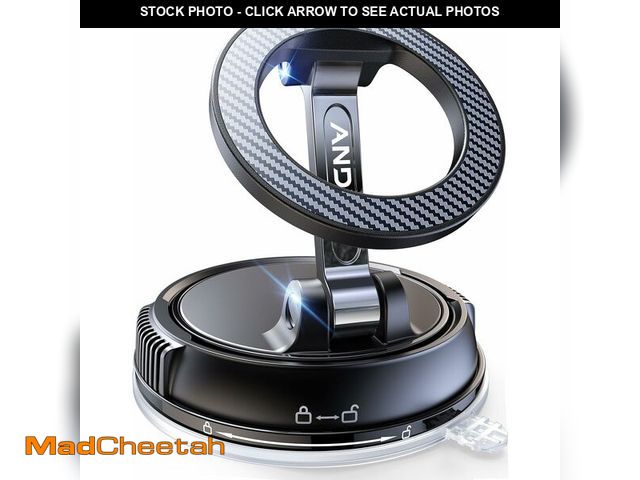 Lot 74-13519756 - ANDERY Car Phone Holder for Magsafe [78+LBS Strongest Suction &amp; 2400gf Magnetic] 360ÃâÃÂ° Ad...
