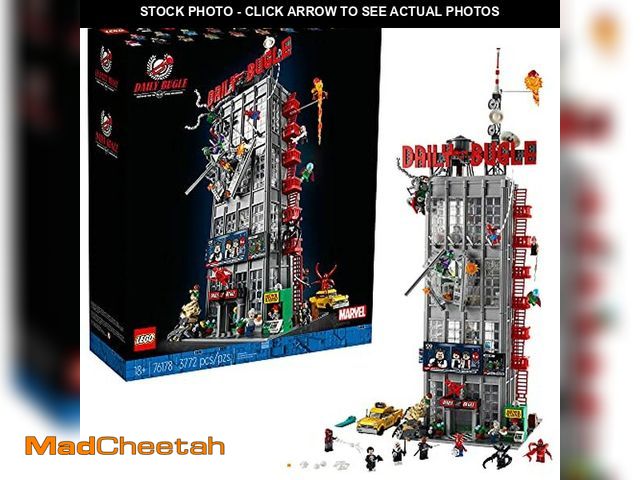 Lot 74-12802735 - LEGO Marvel Spider-Man Daily Bugle Building Sets for Adults - Display as Office or Bookshelf Decor -...