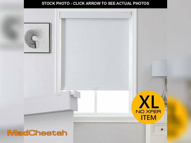 Lot 74-13071223 - Joydeco No Drill Blackout Shades, Free-Stop Cordless Roller Shades, UV Protection, Thermal Insulated...