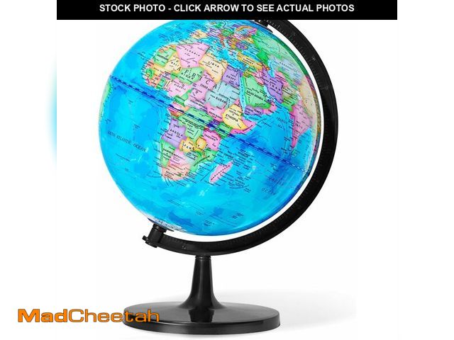 Lot 74-12664340 - GOCHANGE Globe for Kids Learning, 10" Geography Educational Globe with Thickened Stand - More Stable...