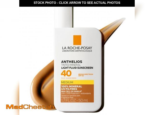 Lot 74-12309041 - La Roche-Posay Anthelios Tinted Sunscreen SPF 40+, Broad Spectrum SPF + Antioxidants, Titanium Dioxi...