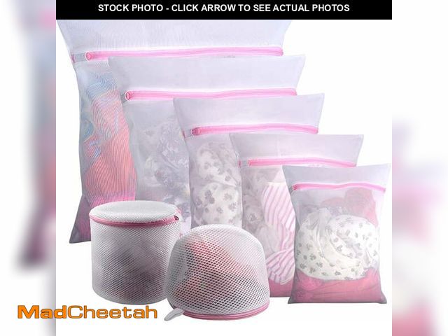 Lot 74-13054363 - Camkey Mesh Laundry Wash Bag for Delicates, 7 Pack - UNUSED