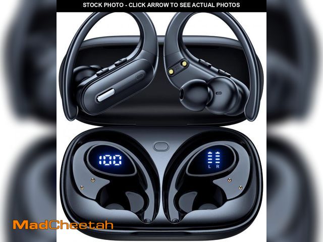 Lot 74-12222415 - Wireless Earbuds Bluetooth 5.3 Headphones 90 Hrs Playtime Ear Buds with Wireless Charging Case Power...