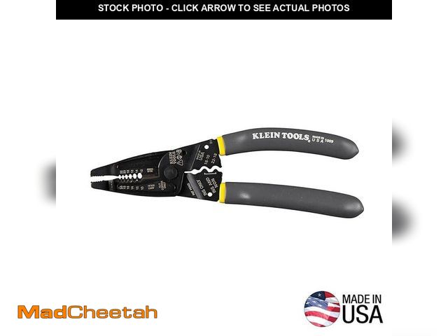 Lot 74-12672571 - Klein Tools Klein-Kurve Long-Nose Wire Stripper, Wire Cutter, Crimping Tool - UNUSED