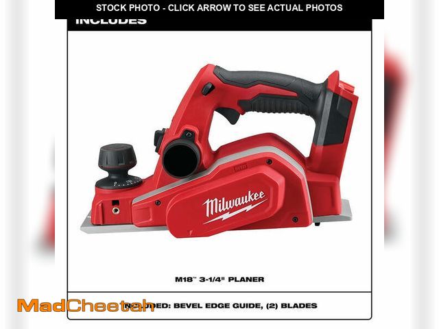 Lot 74-12792785 - Milwaukee M18 18 Volt Lithium-ion 3-1/4 In. Cordless Planer - Tool Only - USED