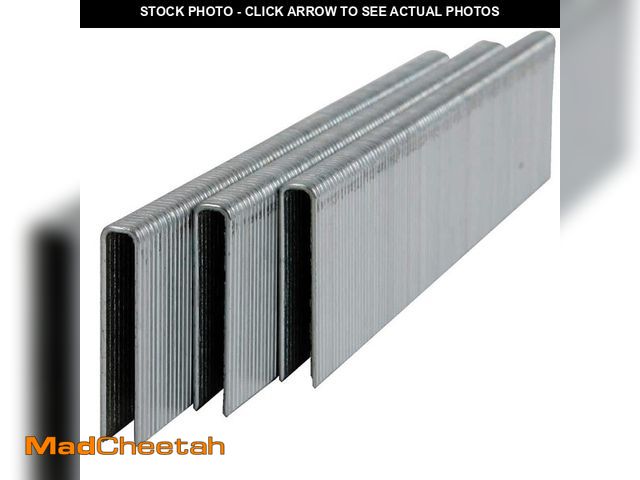 Lot 74-13677487 - DEWALT 7/32 in. Crown x 1-1/4 in. 18-Gauge Glue Collated Construction Staples (3000 Box) *SOME MISSI...