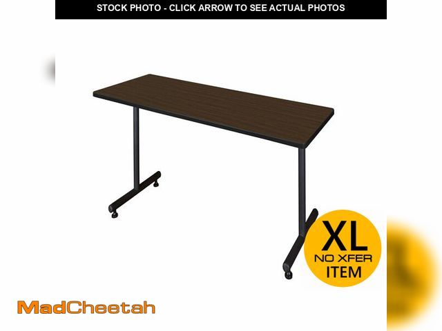 Lot 74-12784885 - TABLE TOP ONLY--Regency Kobe 72 x 24 in. Steel T-Base Training &amp; CafÃ Seminar Table Ã¢â¬â Du...