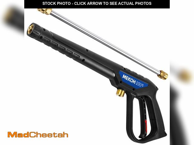 Lot 74-14382897 - MEKOH Universal Pressure Washer Gun with Stainless Extension, Replacement Power Washer Wand fits Ryo...
