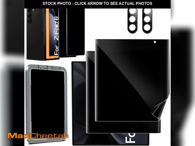 Lot 74-12711800 - Ferilinso 2 Pack Privacy Screen Protector for Samsung Galaxy Z Fold 6 [Phone Case Friendly], Inside ...