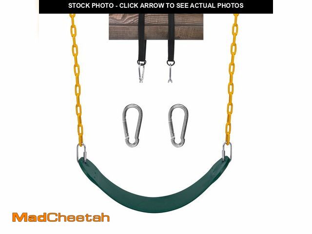 Lot 74-14302642 - Sunnyglade Swings Seats Heavy Duty with 66" Chain,Playground Swing Set Accessories Replacement with ...