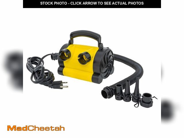 Lot 74-14423116 - Airhead AHP-120 Kwik Tek Air Pump Canister (120-Volt), Yellow/Black - UNUSED