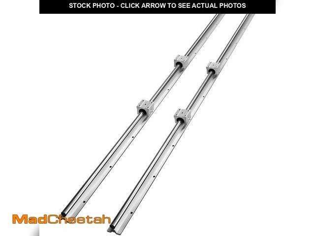 Lot 74-14305269 - VEVOR Linear Rail, 2PCS SBR20-1500mm, Linear Slide Rail, 4 PCS SBR20UU Bearing Block CNC Kit Linear ...