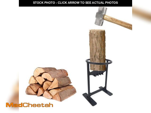 Lot 74-14255214 - Yard Elements Heavy-Duty Firewood Splitter Fireplace Tool Log Splitter Kindling Splitter or Kindling...