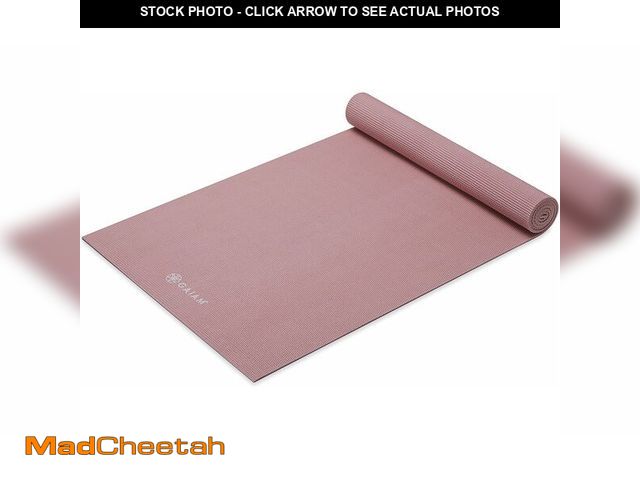 Lot 74-14305590 - Gaiam Yoga Mat Premium Solid Color Reversible Non Slip Exercise &amp; Fitness Mat for All Types of Y...