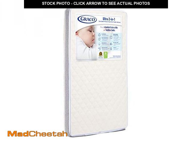Lot 74-12096206 - Graco Ultra 2-in-1 Premium Dual-Sided Crib &amp; Toddler Mattress - GREENGUARD Gold, CertiPUR-US Cer...
