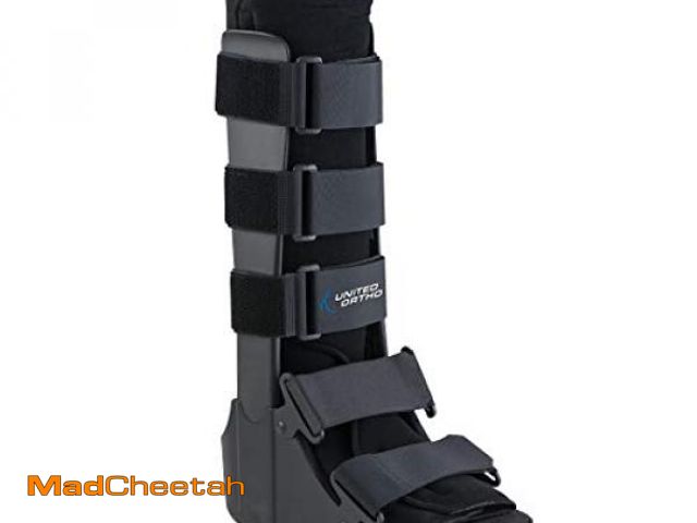 Lot 74-12211866 - United Ortho Cam Walker Fracture Boot, Medium, Black - UNUSED