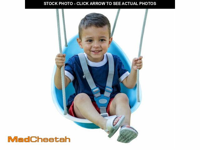 Lot 74-13788113 - Swurfer Coconut - Your Child's First Swing with Blister Free Rope and 3-Point Safety Harness - Indoo...