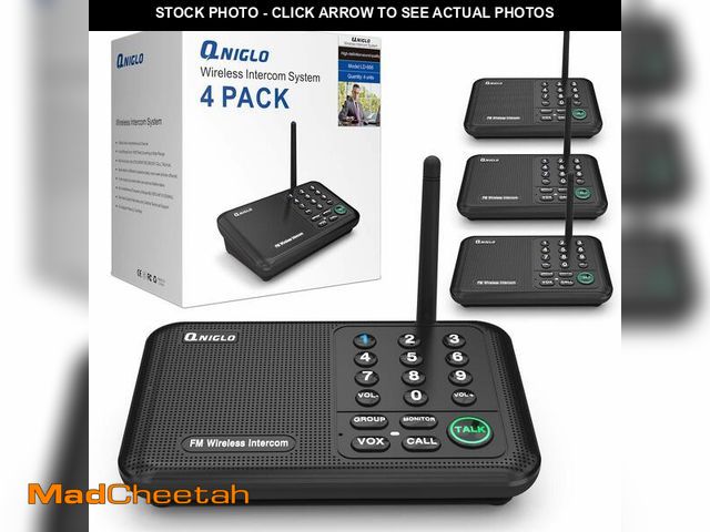 Lot 74-12713177 - Intercoms Wireless for Home, Home Intercom System Wireless, 5280 Feet Long Range House Intercom Syst...