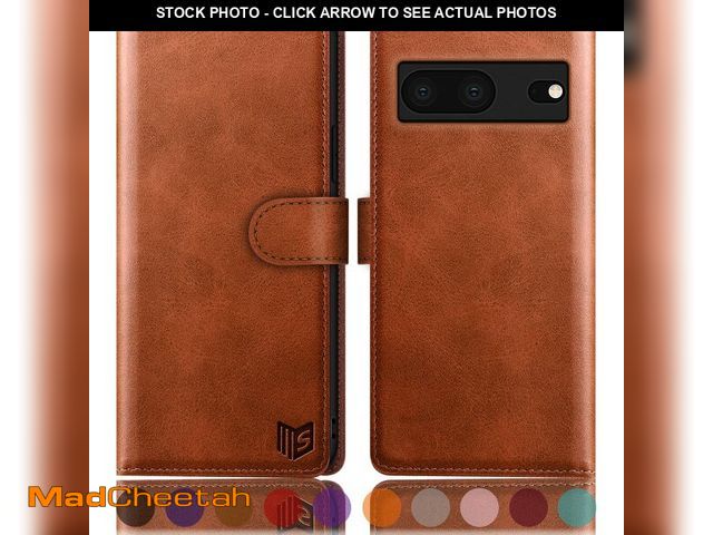 Lot 74-13630445 - SUANPOT for Google Pixel 7 5G Wallet case with RFID Blocking Credit Card Holder,Flip Book PU Leather...