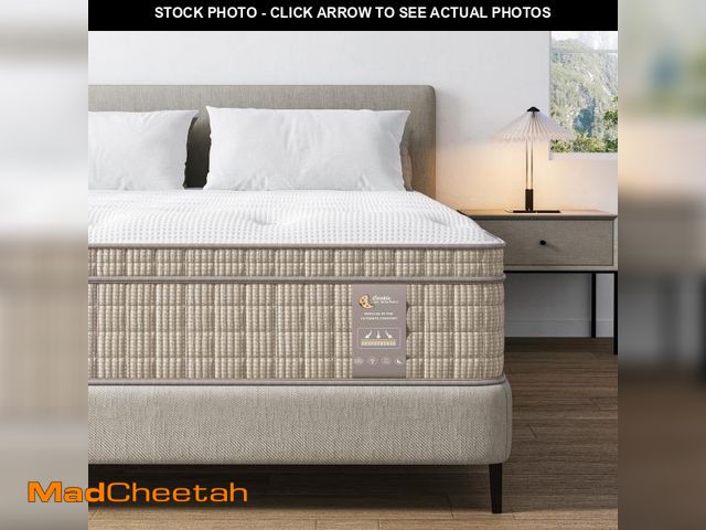 Lot 74-12388051 - FLEXPEDIC King Size Mattress,14 Inch Memory Foam Hybrid Mattresses in a Box with Individual Pocket S...