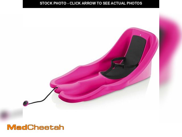 Lot 74-13382335 - Gizmo Riders Baby Rider, Toddler Sled - 3-Point Harness, Anti-Slip Seat, Retractable Tow Strap, Dura...