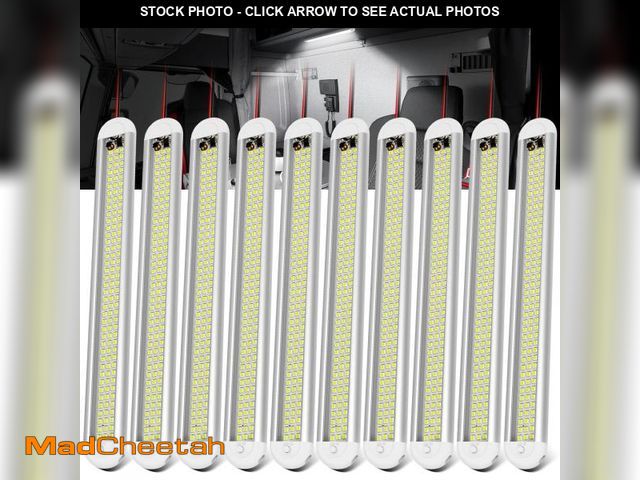Lot 74-12431582 - 12v LED Interior Light BarÃ¯Â¼ÅCT CAPETRONIX 120LEDs 1500LM 8W DC 12 Volt led Strip Lights with ON/...