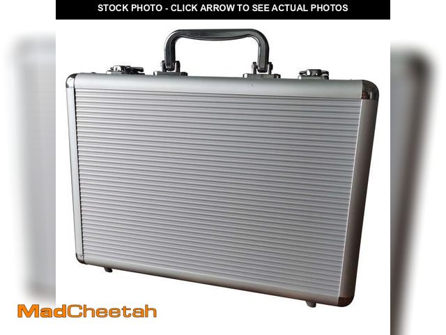 Lot 74-11556414 - SEETOOOGAMES 200pcs Capacity Empty Aluminum Poker Chip Case Only - UNUSED
