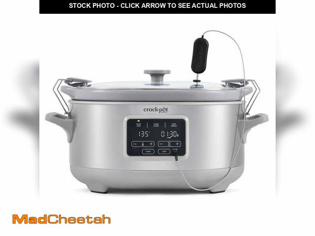 Lot 74-13001541 - Crock-Pot 7 qt. Stainless Steel Slow Cooker with Sous Vide - UNUSED