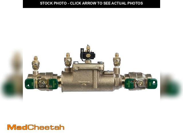 Lot 74-13778635 - Watts 1 in. Bronze Double Check Valve Backflow Preventer Assembly Quarter Turn Shutoff With Single T...