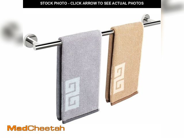Lot 74-13710218 - (MISSING HARDWARE) NearMoon Bath Towel Bar, Thicken Stainless Steel Shower Towel Rack Holder Wall Mo...