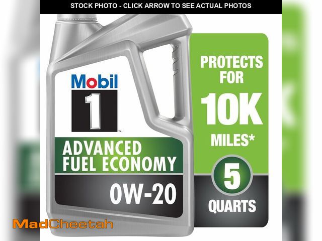 Lot 74-12605555 - Mobil 1 Advanced Fuel Economy Full Synthetic Motor Oil 0W-20, 5 Quart - UNUSED